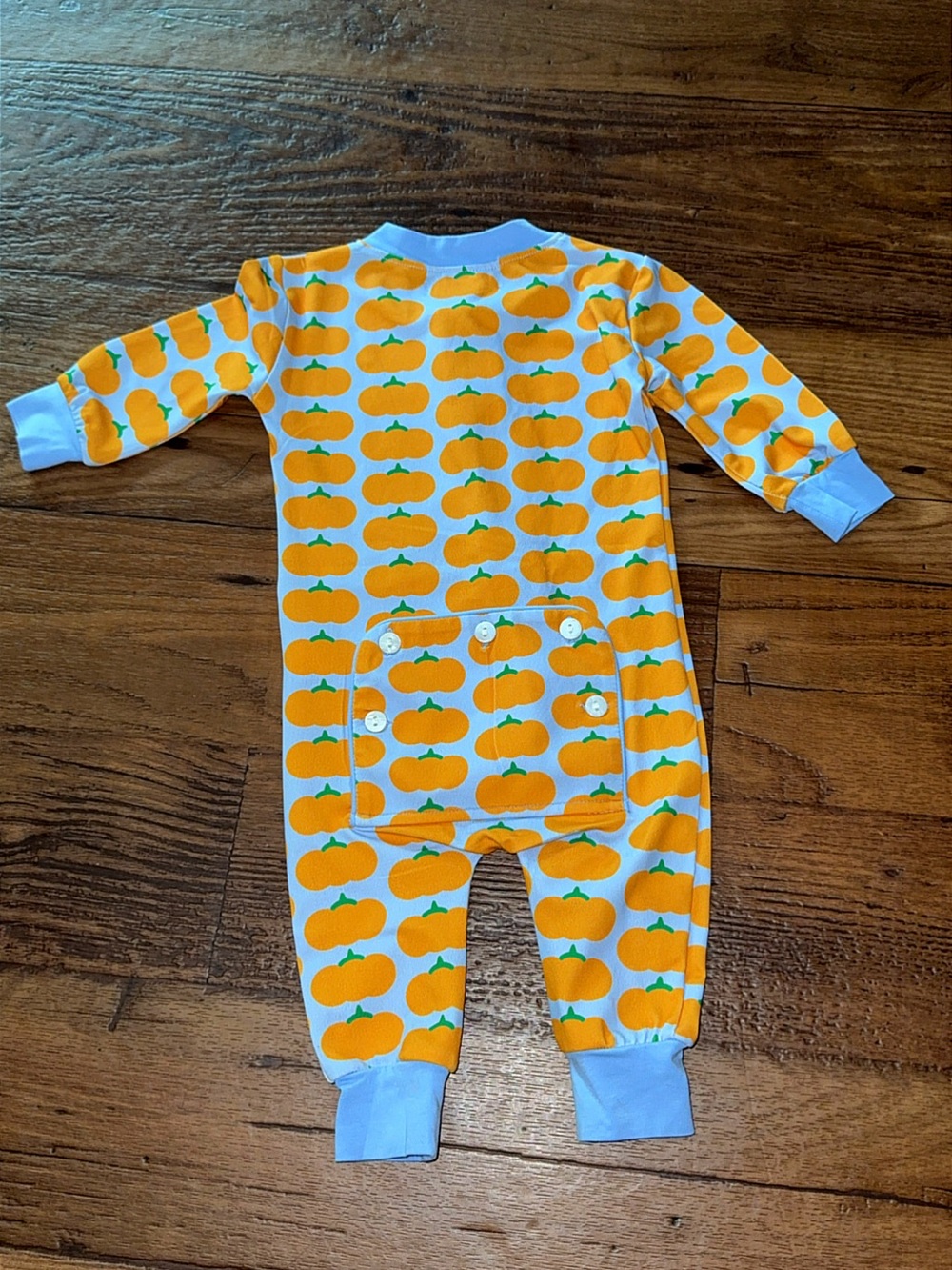 Eliza James Kids Fall Pumpkin Zipper Onesie Size 0 to 3 Months Pristine - Picture 5 of 5